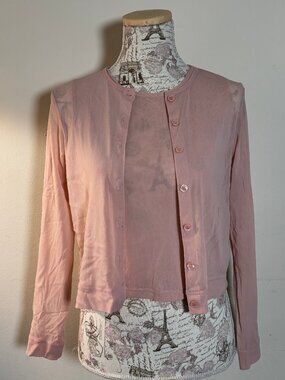 Vintage The Limited tank top + matching cardigan, size M